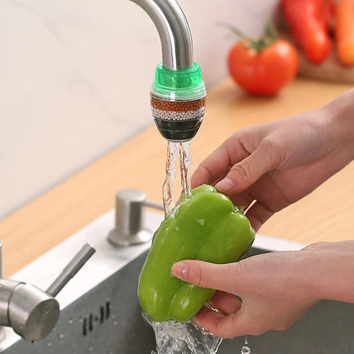 Cabezal de Grifo con Filtro Purificador de Agua