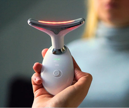Masajeador Facial Antipapada con Luz LED