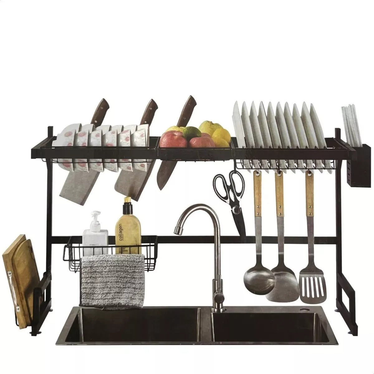Escurridor de Platos Metálico de 65 cm