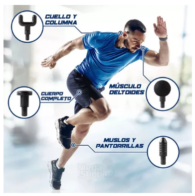 Impact JY-711 Pistola Masajeador Frio y Calor