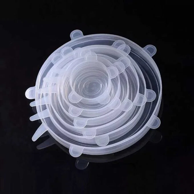 Juego de Fundas de Silicona Reutilizables para Alimentos