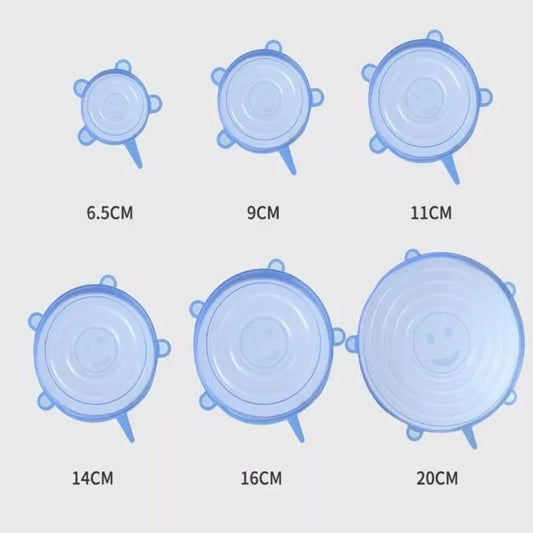 Juego de Fundas de Silicona Reutilizables para Alimentos